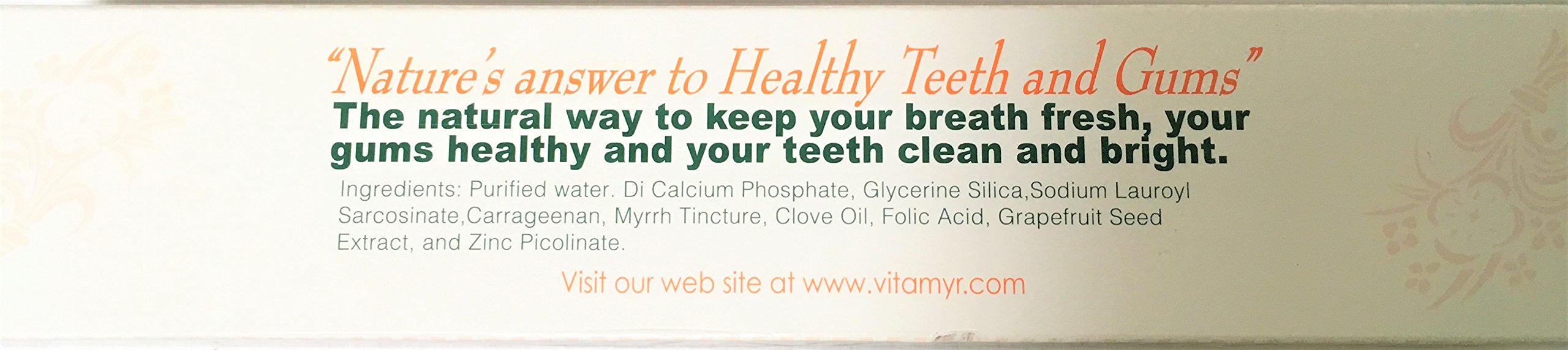 No fluoride, SLS-free toothpaste - zinc formula - 3-pack