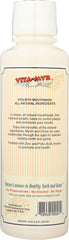 Close-up of VITA-MYR Zinc-Plus Xtra Herbal Mouthwash bottle and label