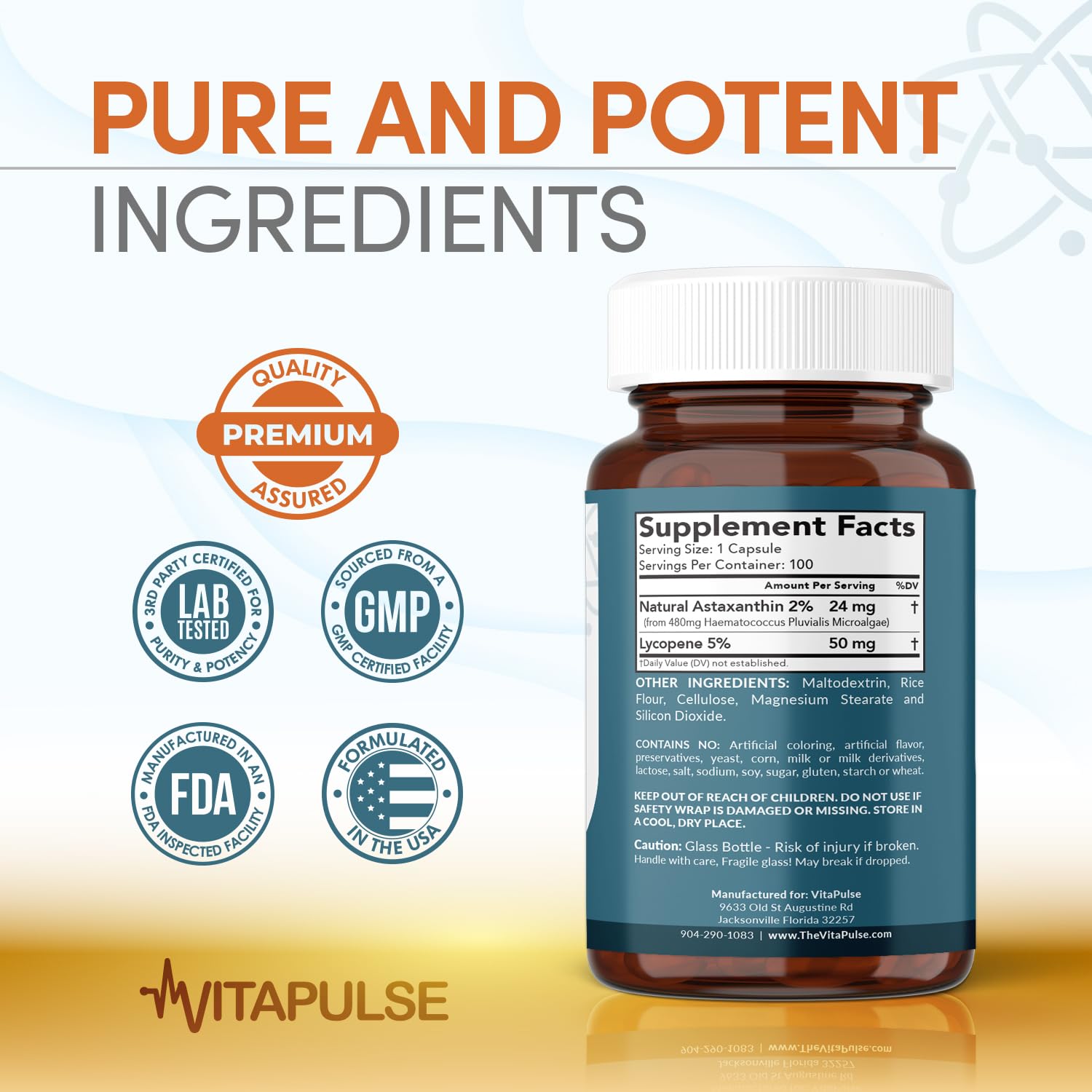 VitaPulse packaging on countertop