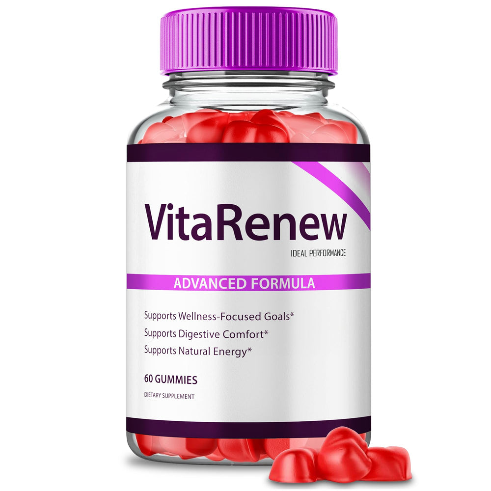 Bottle of VitaRenew Advanced Gummies for Skin Health