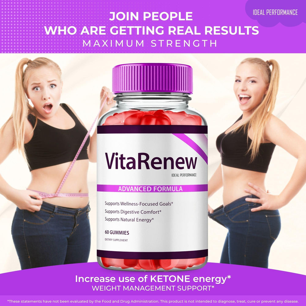 Close-up of VitaRenew Advanced Gummies for Skin Health
