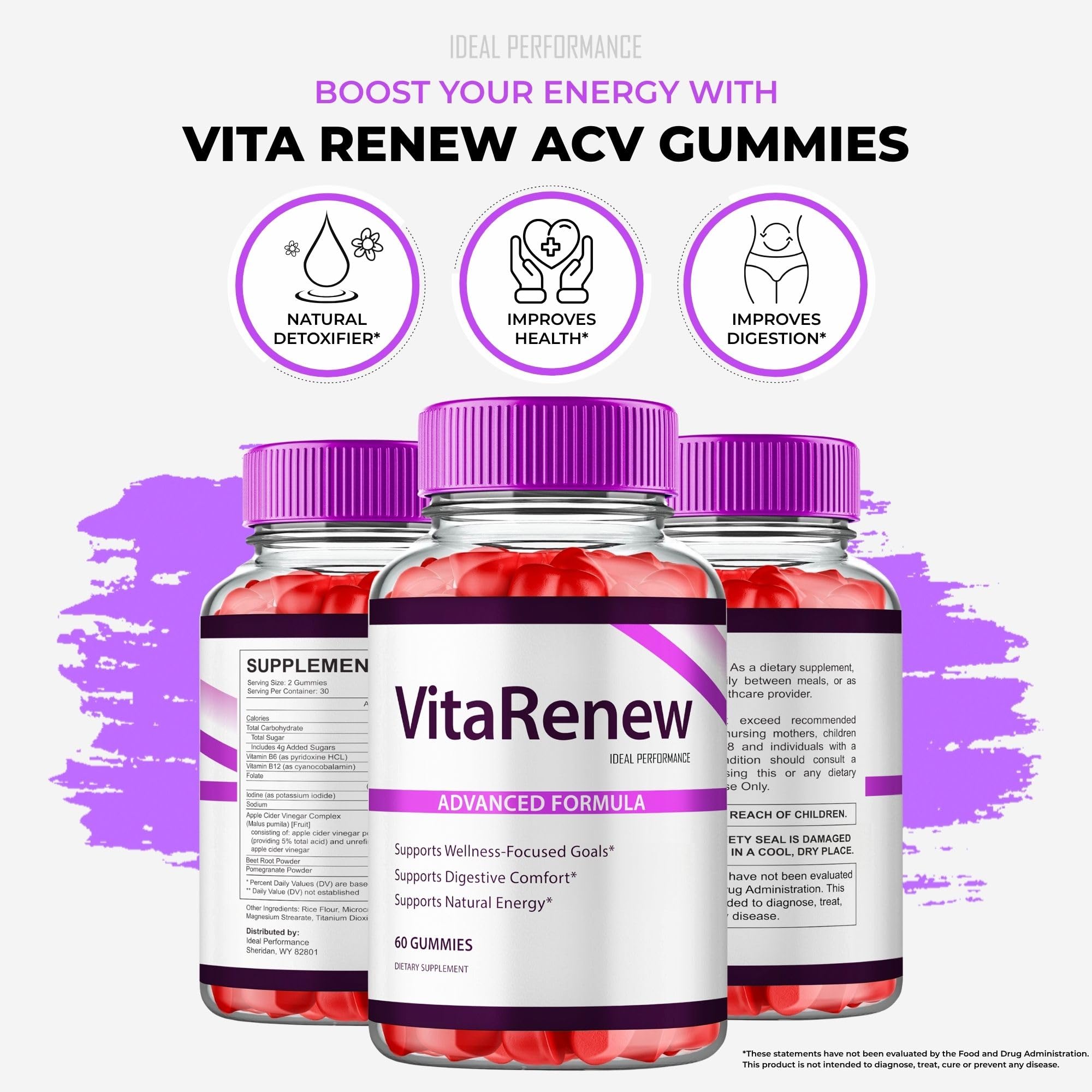 VitaRenew Gummies packaging and bottle