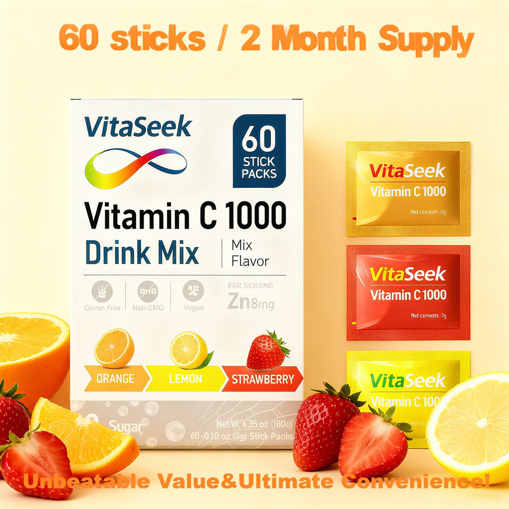 Zinc and Vitamin C synergy graphic