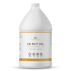 VitaTradingCo 128oz pure C8 MCT Oil bottle, unflavored