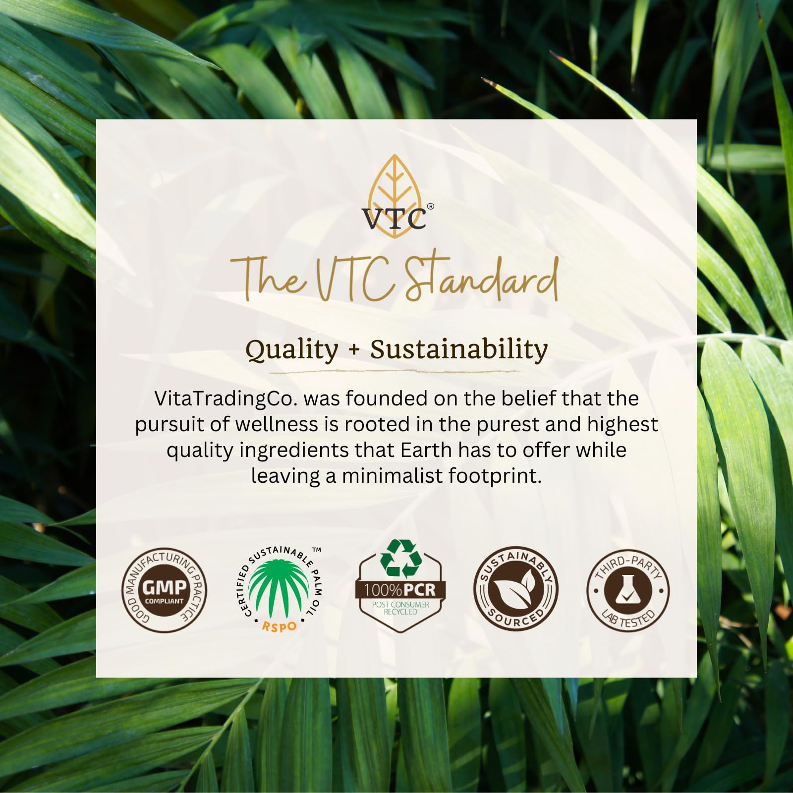 Sustainably sourced packaging and BPA-free bottle