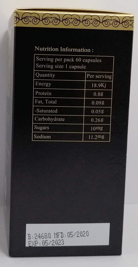 Made in Australia label on VitaTree Mega Sheep Placenta 80,000 Max bottle