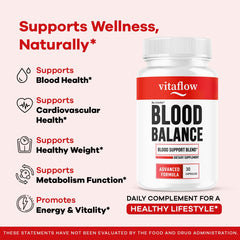 90 capsules packshot for VitaFlow balance supplement