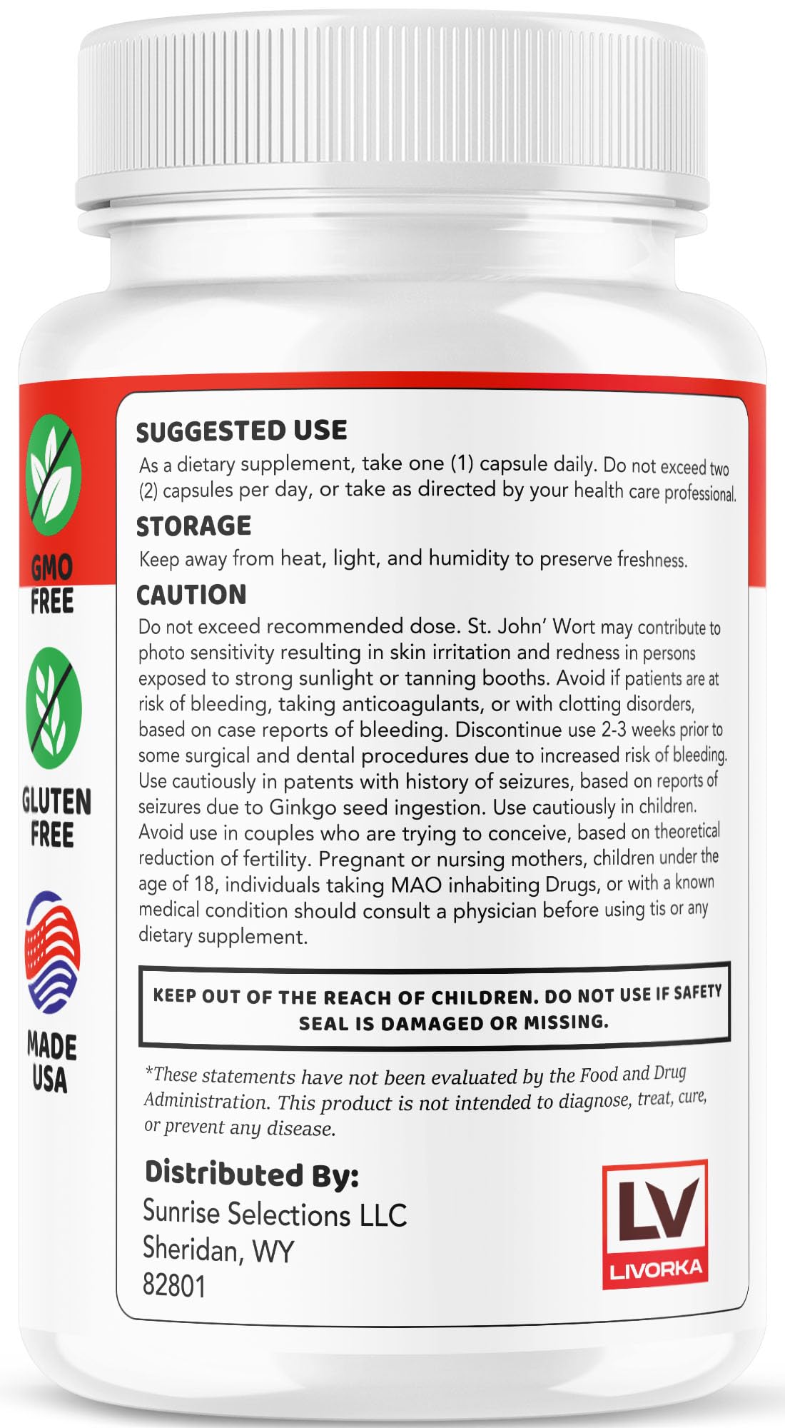 VitaFlow usage and dosage infographic