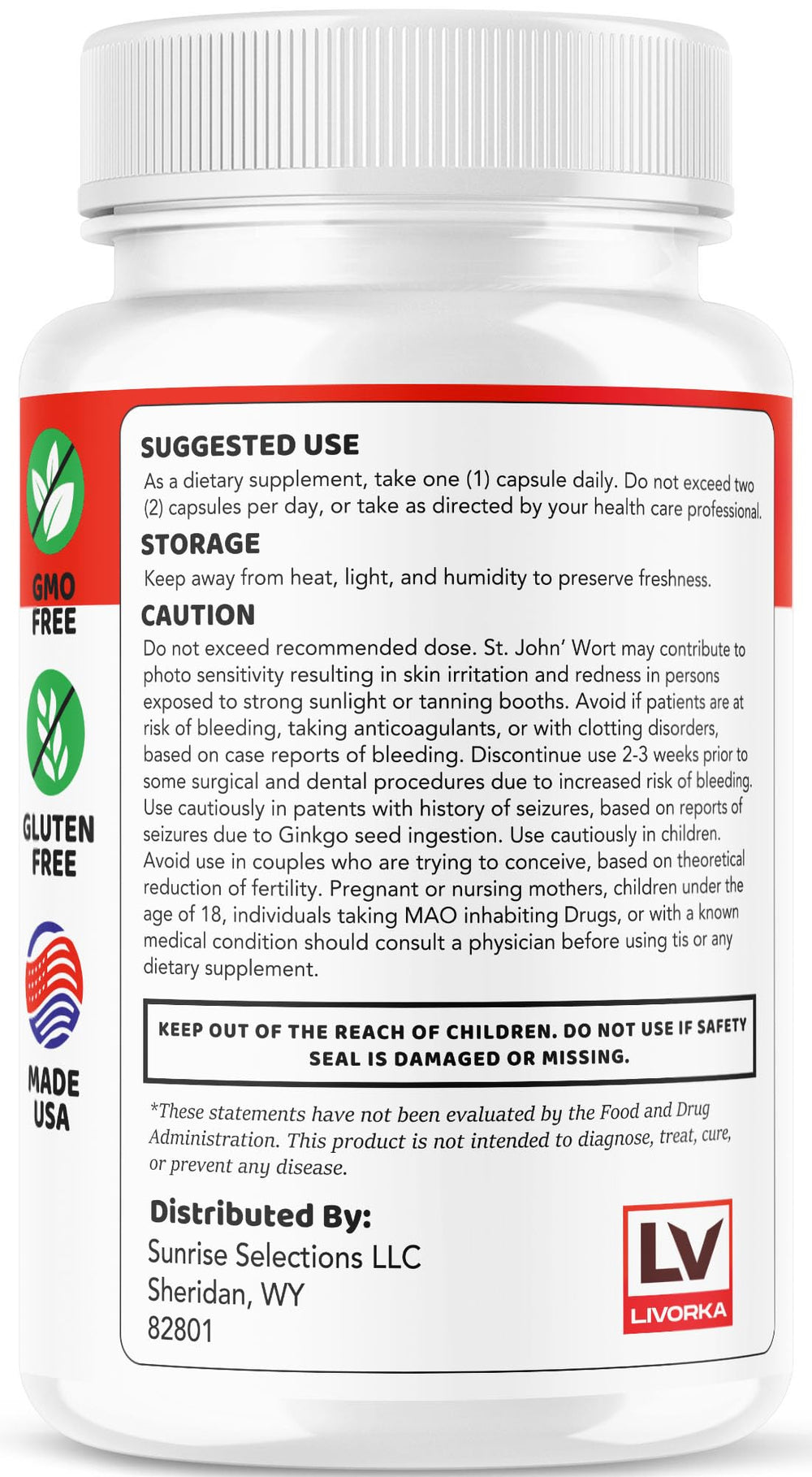 VitaFlow usage and dosage infographic