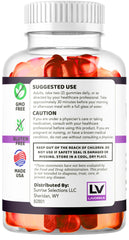 All-natural wellness support concept with gummies