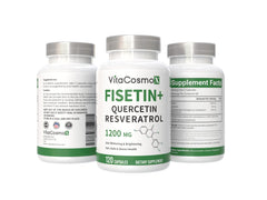 VitaCosmoX bottle and label on white background