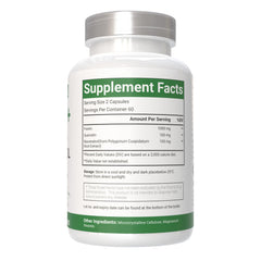 Ingredients panel highlighting Fisetin, Quercetin, and Resveratrol