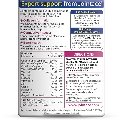 Jointace Collagen Tablets capsules close-up