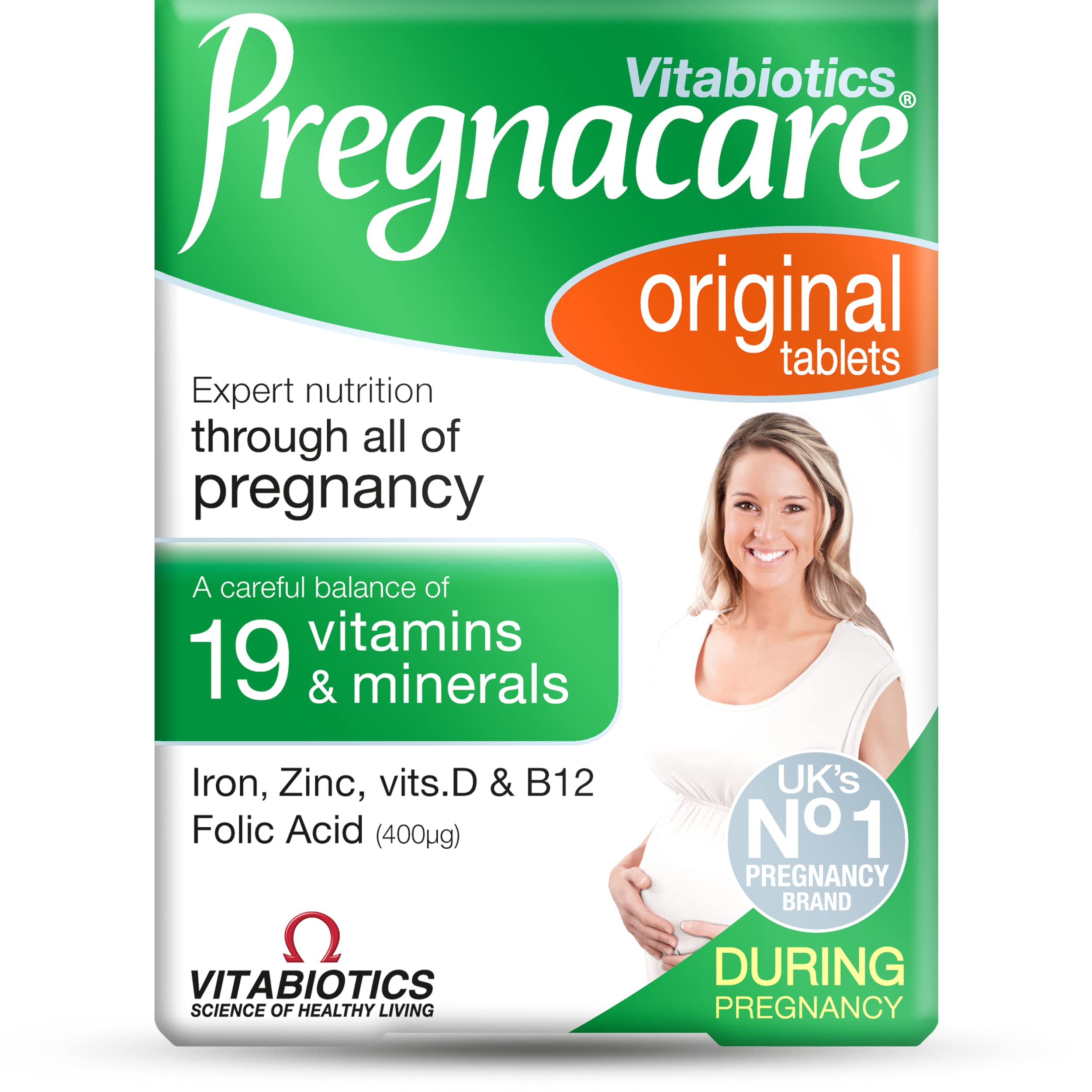 Vitabiotics Pregnacare Original 30 Tablets bottle