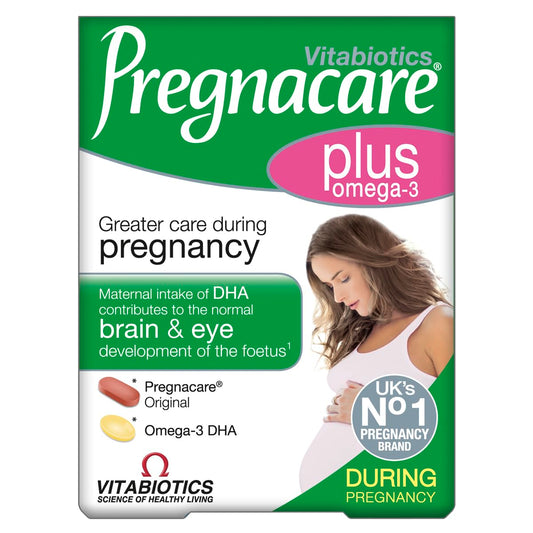 Vitabiotics Pregnacare Plus Omega-3-56 product packaging