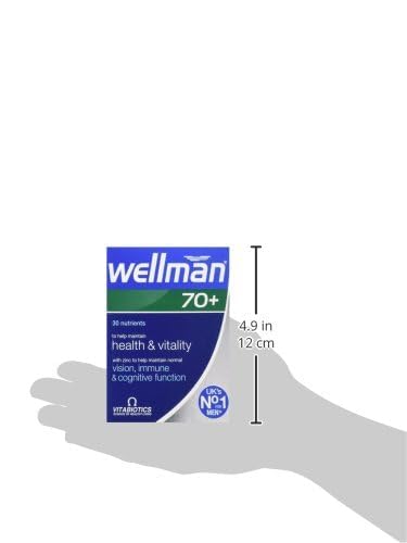 Wellman 70+ packaging on a shelf