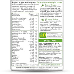 Active woman athlete using Wellwoman Sport and Fitness