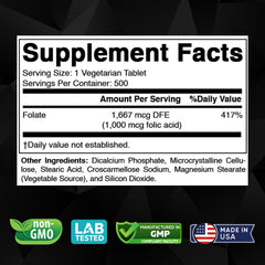 Vitabod Folic Acid 1 mg packaging