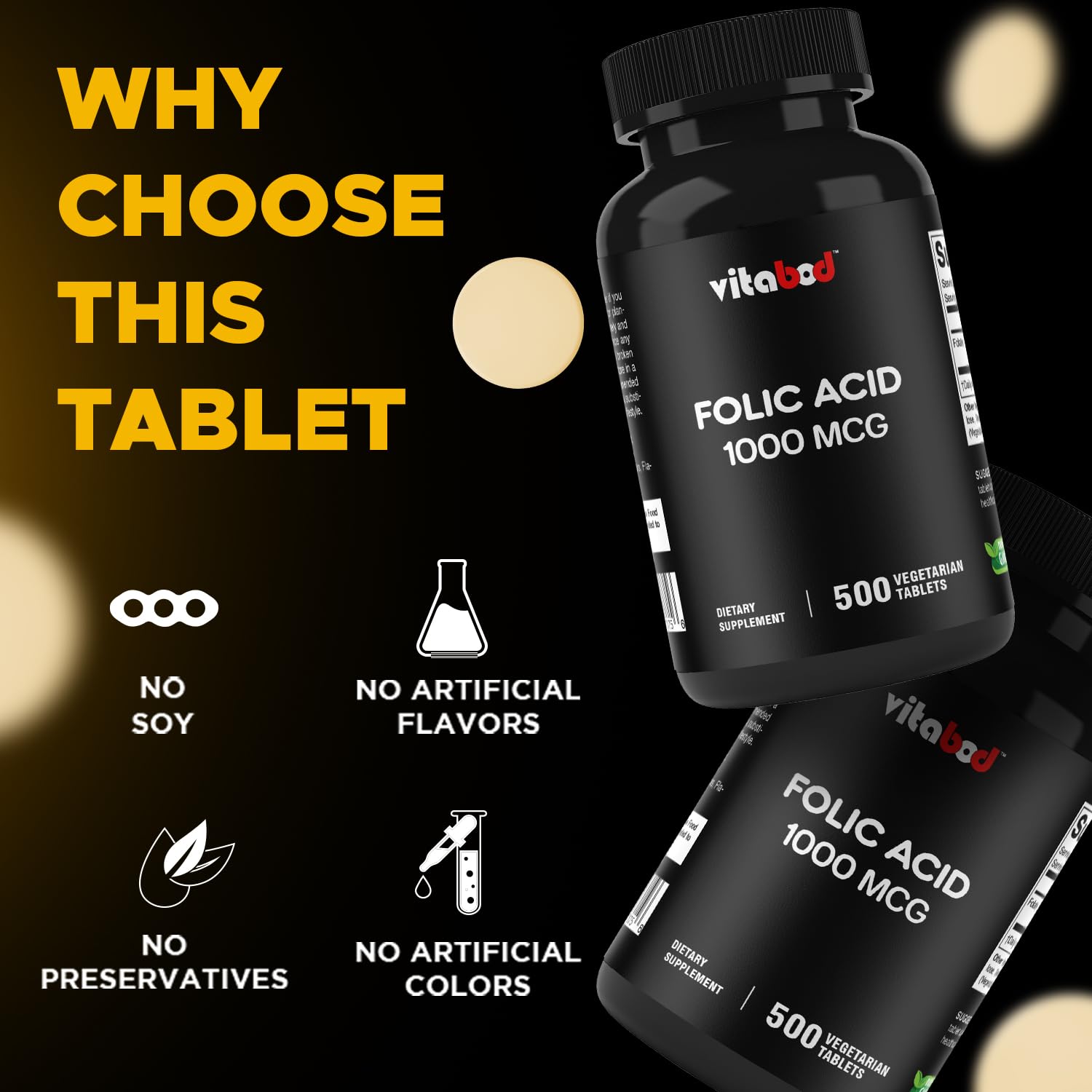 Ingredients and supplement facts panel