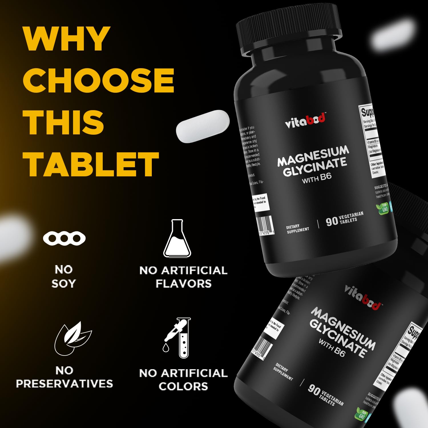 Tablets arranged on white background