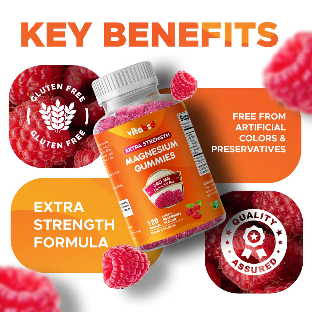 Product scene with Vitabod Magnesium Gummies