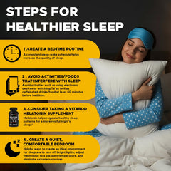 240-count bottle of Vitabod Melatonin