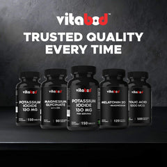 USA Made badge on Vitabod potassium iodide bottle