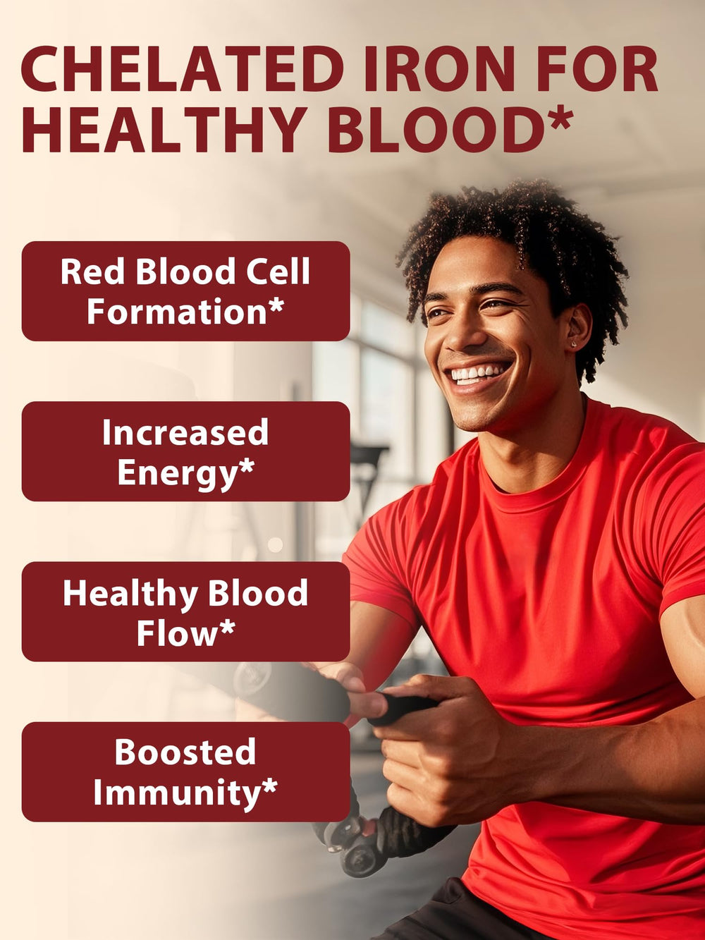 3-in-1 iron blend (bisglycinate, sulfate, carbonyl iron) illustration