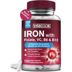 Vitacook Iron Supplement bottle with label