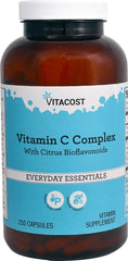 Vitacost Buffered C Complex with rose hips and citrus bioflavonoids - 1000 mg per two capsules