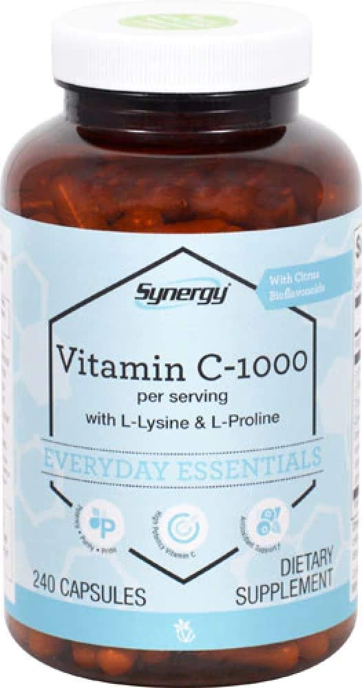 Bottle of Vitacost L-Lysine & L-Proline Complex, 240 capsules