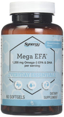 Bottle of Vitacost Mega EFA Omega-3 EPA & DHA with label