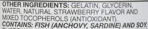 Nutritional information and molecular distillation claim on packaging