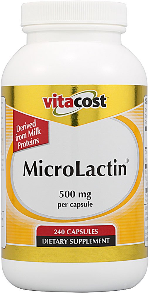 Vitacost MicroLactin 240 Capsules bottle
