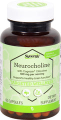 Vitacost Neurocholine with Cognizin Citicoline 500 mg per serving, 60 capsules bottle