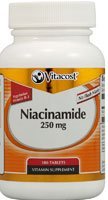 Vitacost Niacinamide 250 mg No-Flush Niacin - 100 tablets