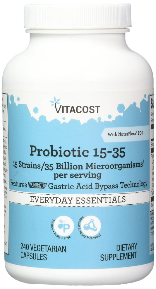 Vitacost Probiotic 15-35 Billion 240 Capsules product hero image