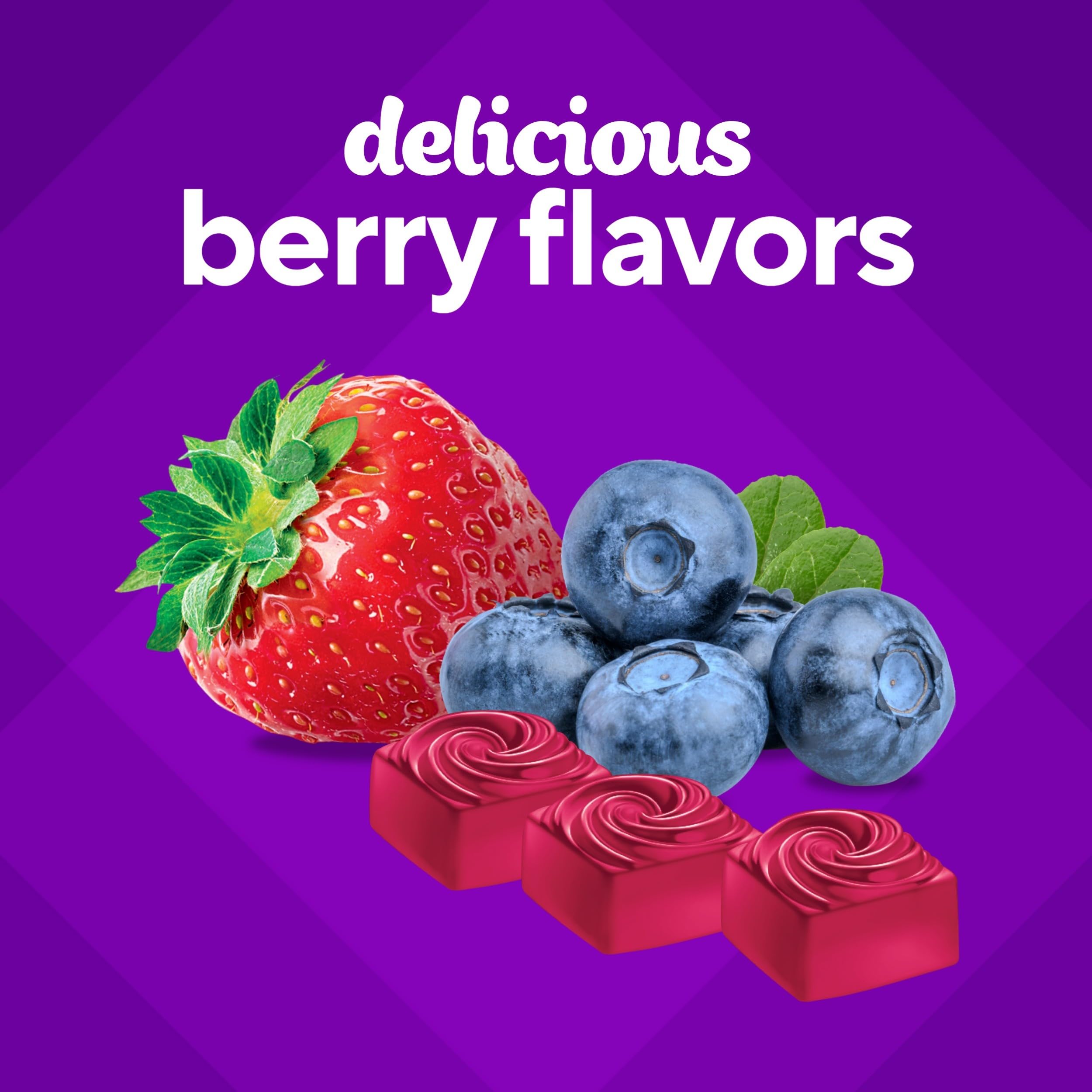 Back label with ingredients for Vitafusion gummies