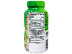 Label indicating 500 mg calcium per serving