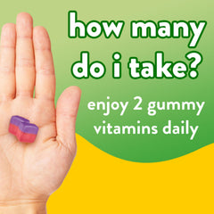 Gummies with raspberry and black tea flavor indication