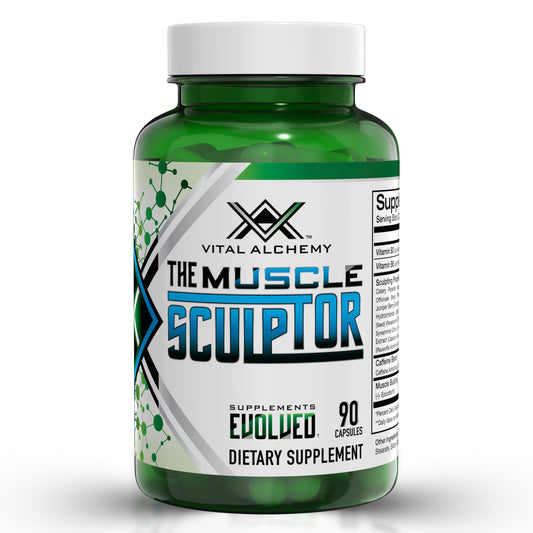 Vital Alchemy The Muscle Sculptor bottle – front view