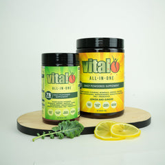 Vegan and gluten-free Vital All-in-One Daily Greens Powder