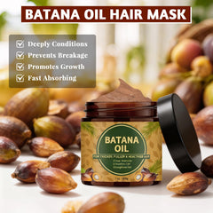 Vital Batana Paste bottle side view showcasing salon grade care at home.