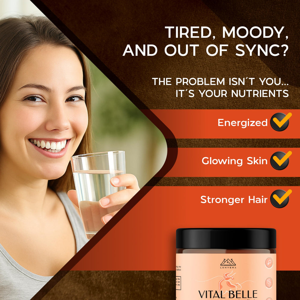 Energy and vitality concept for women
