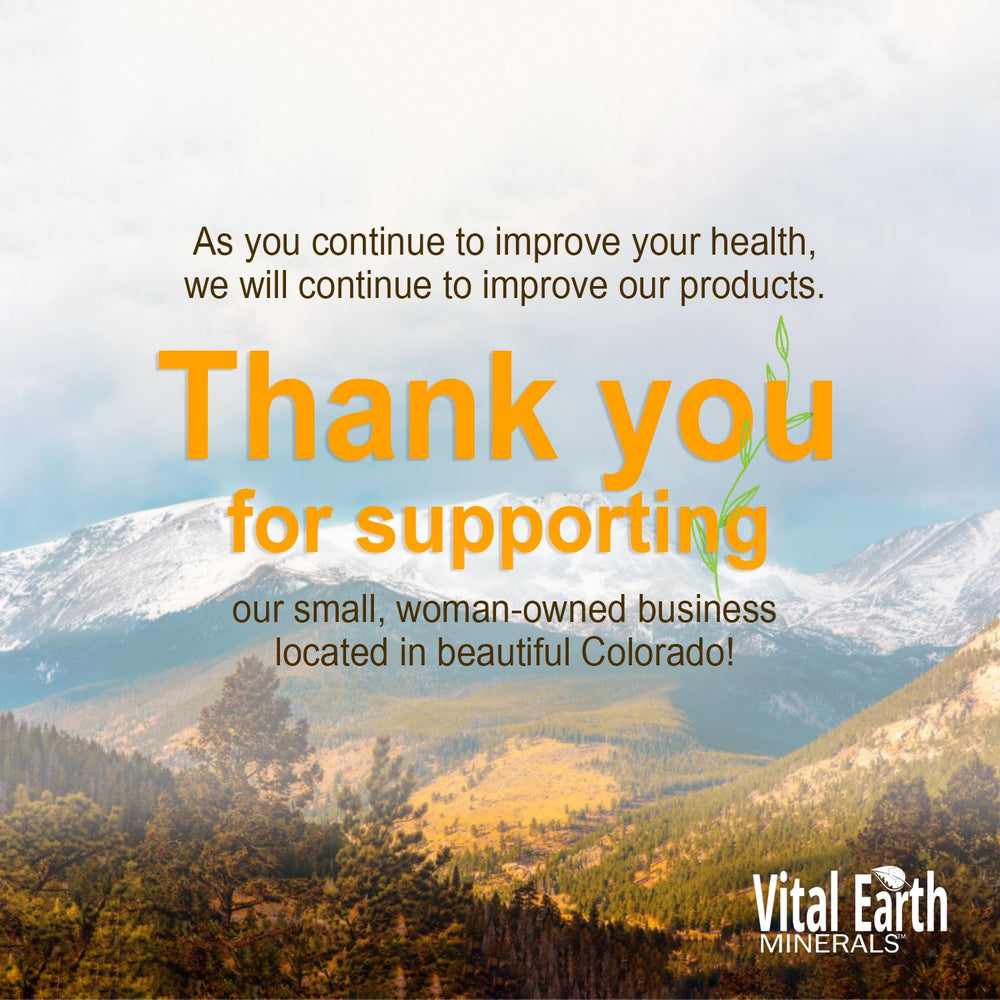 Vital Earth Minerals Colorado-based woman-owned brand