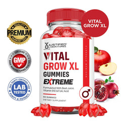 Ingredients highlight for Vital Grow XL Extreme 2000MG Gummies
