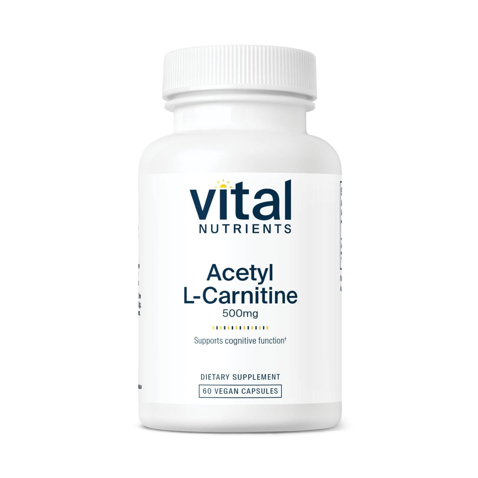 Vital Nutrients Acetyl L-Carnitine 500mg bottle front