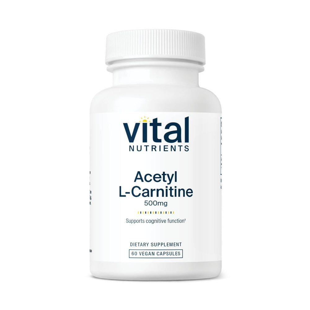 Vital Nutrients Acetyl L-Carnitine 500mg bottle front
