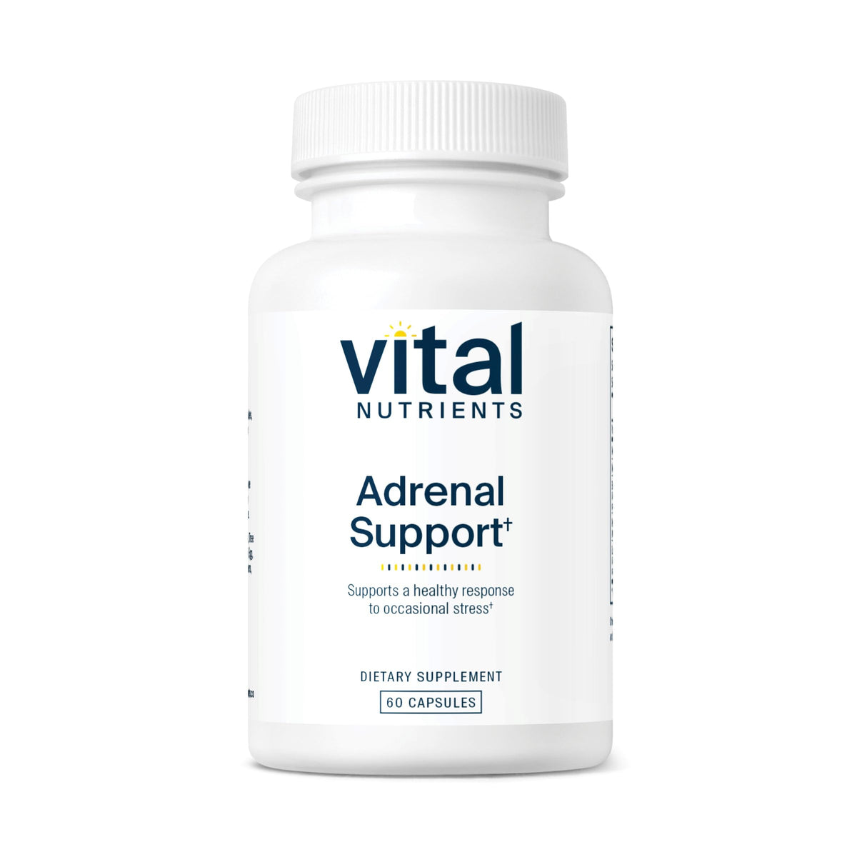 Vital Nutrients Adrenal Support bottle with 60 capsules