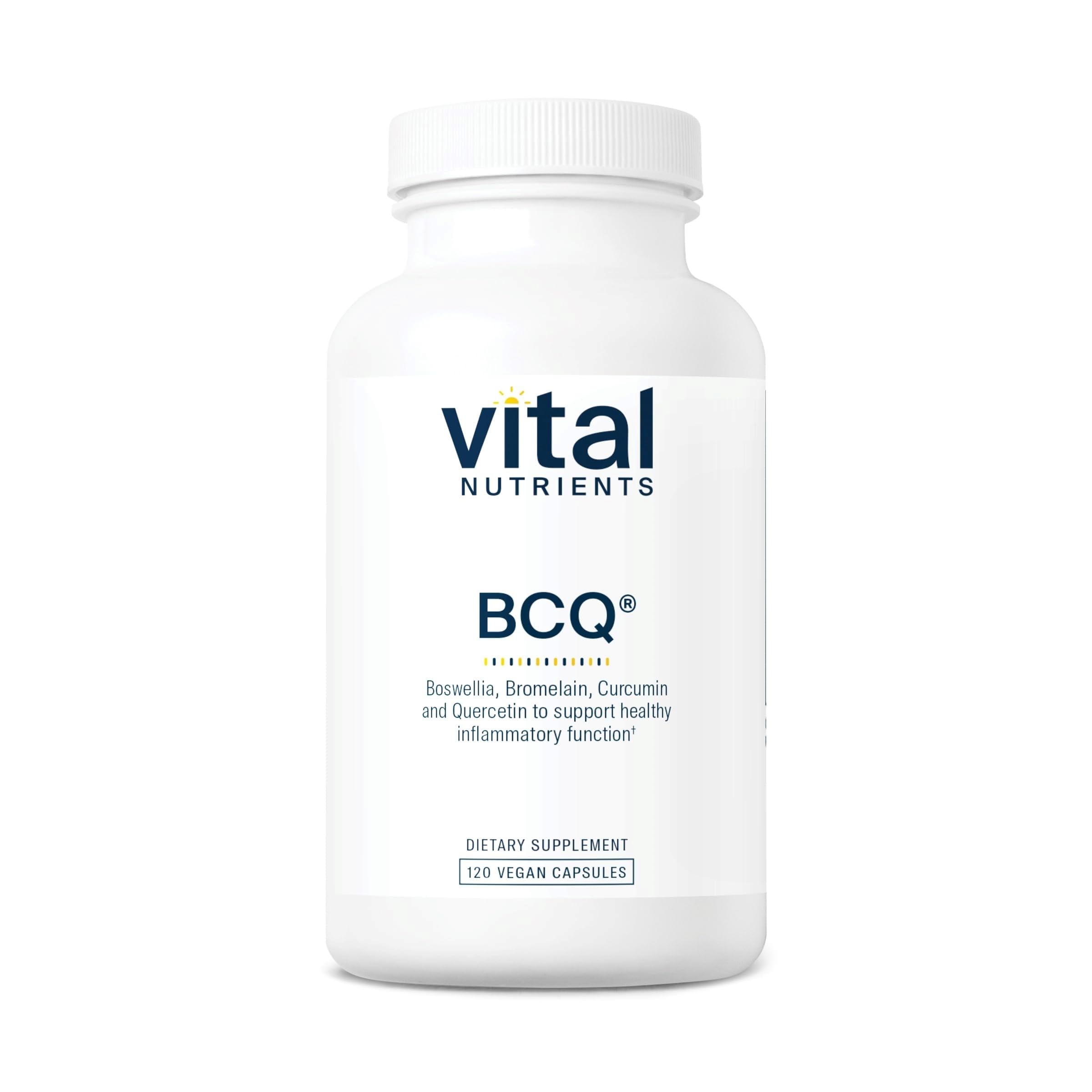 Vital Nutrients BCQ bottle front label showing product name
